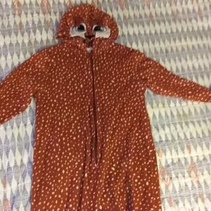 This is a Deer costume/pajama onesie.